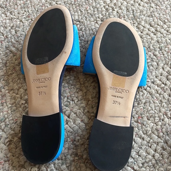 Women’s Ocean Blue Jimmy Choo sandal slip-on shoes - Picture 5 of 6